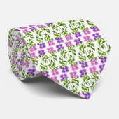 Wild Scottish Thistle Floral Stropdas (Opgerold)