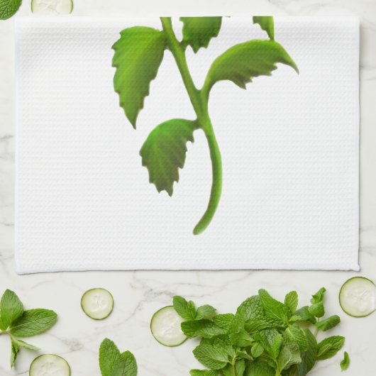 Wild Scottish Thistle Flowers Kitchen Towel Theedoek (Gevouwen)