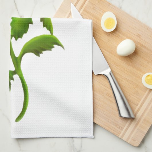 Wild Scottish Thistle Flowers Kitchen Towel Theedoek (Quarter Fold)