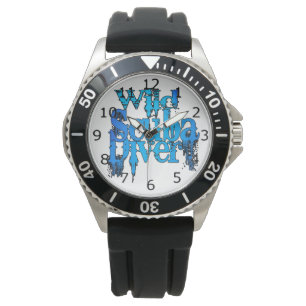 Wild Scuba Diver Horloge