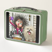 Wild Selfie Fun – Metal Lunchbox voor kinderen & F (Voorkant)