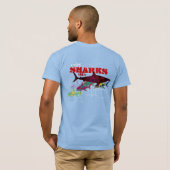 wild shark area cool t-shirt (Achterkant volledig)