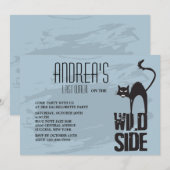 Wild Side Invitation Kaart (Voorkant / Achterkant)