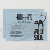 Wild Side Invitation Kaart (Voorkant / Achterkant)