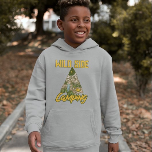 Wild Side Mountain Forest Tent Camping Hoodie
