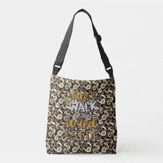 Wild Side Mushroom Crossbody Tas (Voorkant)