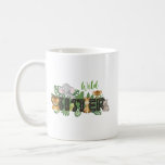 Wild Sister Safari Oerwoud Birthday Family Matchin Koffiemok<br><div class="desc">Zuster Zis van de Wilde One Cute Oerwoud Safari Zoo Dieren Familie Matching T-Shirt</div>