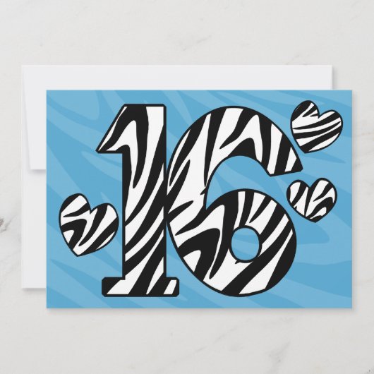 Wild Sixteen Kaart (Voorkant)