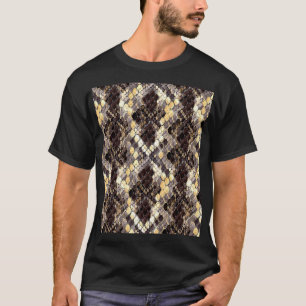 Wild Skin Waterverf Naadloos Patroon T-shirt
