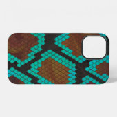 Wild Snakeskin Pattern iPhone Hoesje (Achterkant horizontaal)