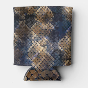 Wild Snakeskin Waterverf Naadloos ontwerp Blikjeskoeler