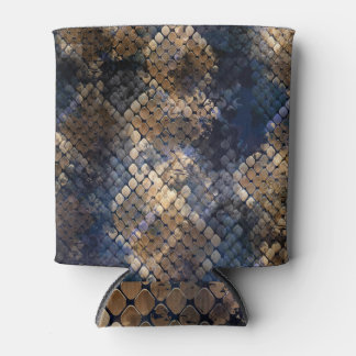 Wild Snakeskin Waterverf Naadloos ontwerp Blikjeskoeler