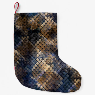 Wild Snakeskin Waterverf Naadloos ontwerp Kleine Kerstsok