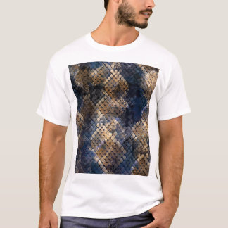 Wild Snakeskin Waterverf Naadloos ontwerp T-shirt