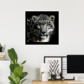 WILD SNEEUW LEOPARD Art Print (Thuiskantoor)