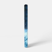 Wild sneeuwluipaard wandelen vorst betoverd bos samsung galaxy hoesje (Linkerkant)