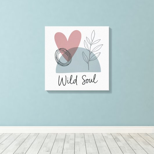 Wild Soul Canvas Afdruk (Insitu (Houten vloer))
