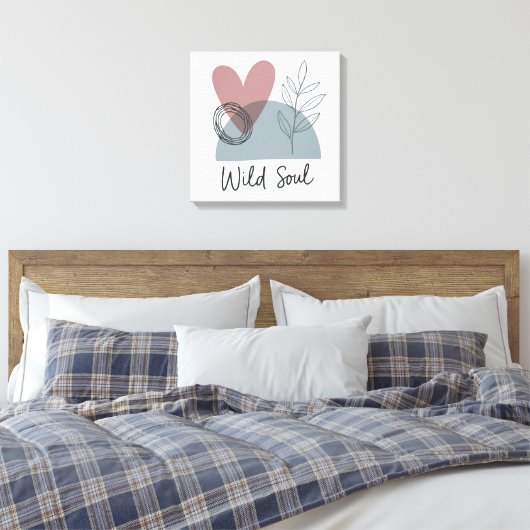 Wild Soul Canvas Afdruk (Insitu (Slaapkamer))