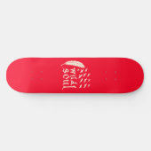 Wild Soul Feather Bird Natuur Design Persoonlijk Skateboard (Horizontaal)