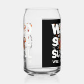 Wild Soul - Fierce Tiger Eyes Motivatie kunst Blikvorm Glas (Links)