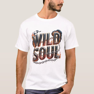 Wild Soul Fire Chain Heren T-Shirt – Rebel Energy