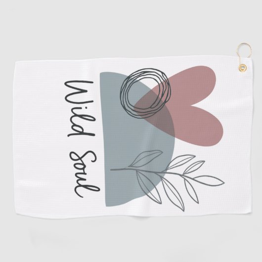 Wild Soul Golfhanddoek (Horizontaal)