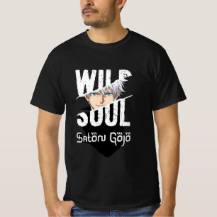 Wild Soul – Satoru Gojo Anime Grafische T-Shirt 👕