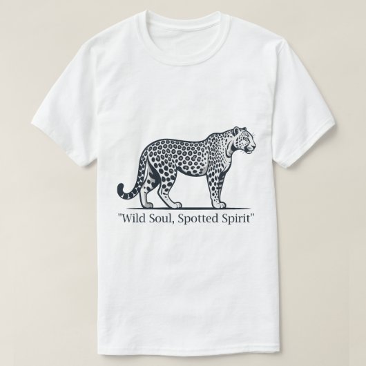 Wild Soul, Spotted Spirit T-shirt (Design voorkant)