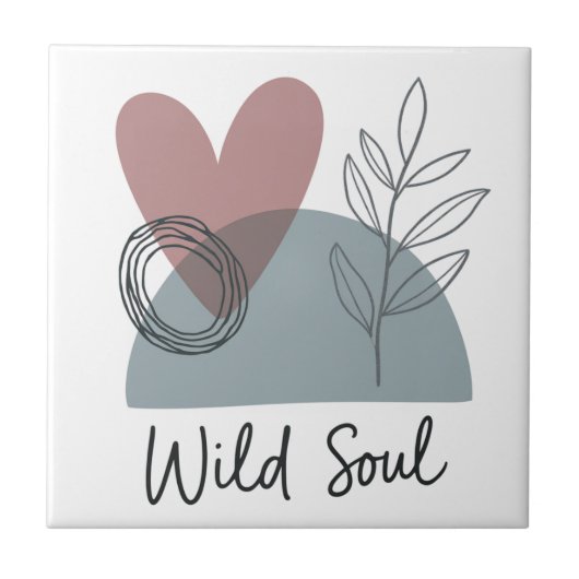Wild Soul Tegeltje (Voorkant)
