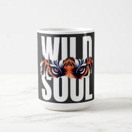 Wild Soul Tijgerogen Koffiekop | Fierce Dieren Gr Koffiemok