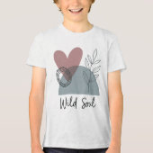 Wild Soul Tri-Blend Shirt (Voorkant)