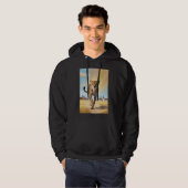 Wild Speed: Cheetah en Gazellen Mannen Hoodie (Voorkant volledig)
