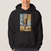 Wild Speed: Cheetah en Gazellen Mannen Hoodie (Voorkant)