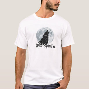 Wild Spirit - Bold Wolf Shirt Design