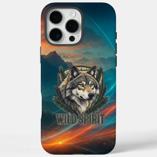 Wild Spirit iPhone Case – Gratis Spirit Wolf Art (Achterkant)