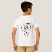 Wild Spirit - Jeugd Tijger Graphic Tri-Blend T-Shi T-shirt (Achterkant volledig)