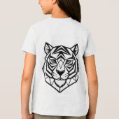 Wild Spirit - Jeugd Tijger Graphic Tri-Blend T-Shi Tri-Blend Shirt (Achterkant)