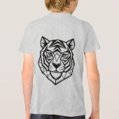 Wild Spirit - Jeugd Tijger Graphic Tri-Blend T-Shi Tri-Blend Shirt (Achterkant)