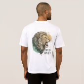 Wild Spirit  Lion T-shirt (Achterkant volledig)