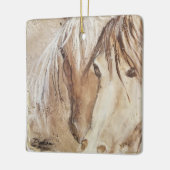 "Wild Spirit" Mustang Ceramic Ornament (Links)