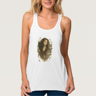 Wild Spirit – Mystic Woman met Wolven Tanktop