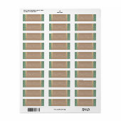 Wild Spirit retour adreslabel Etiket (Full Sheet)
