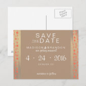 Wild Spirit slaat de datum op Aankondigingskaart (Voorkant / Achterkant)