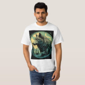 Wild Spirit Wolf T-shirt – Forest Wilderness Anima (Voorkant volledig)