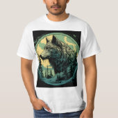 Wild Spirit Wolf T-shirt – Forest Wilderness Anima (Voorkant)