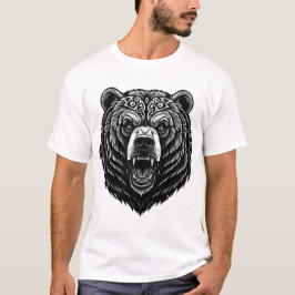 Wild Spirit Woven: Keltisch Beer voor uw dag T-shirt