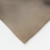 Wild Spirit Zwart Paard Portret Fleece Deken (Hoek)