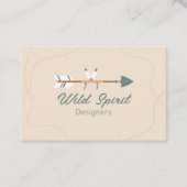 Wild Sport Native Amerikaanse Pijl Indiase stijl Visitekaartje (Voorkant)