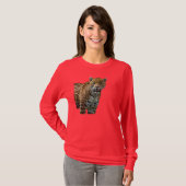Wild Spotted Jaguar Big Cat Designer Shirt (Voorkant volledig)