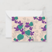 Wild Spring Violets Note Kaart Notitiekaartje (Voorkant)